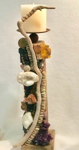 Candlestick, Neutral Geode Short