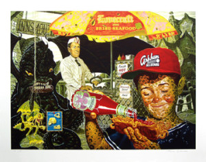 "H.P. Lovecrafts Fried Seafood Cart"