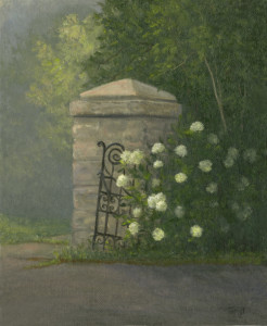 Hydranges at the front gate