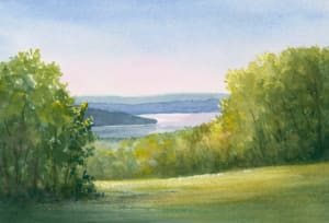 Olana view, spring