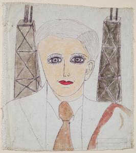 Man With John Hancock Centers (BST-29)