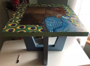 Peacock Slate coffee table