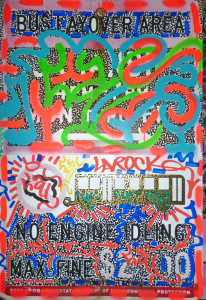 Bus layover area signal