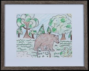 Bear Roaming the Woods
