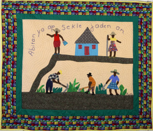 People Working the Garden - Abitan Yo Ap Sekle Jaden An