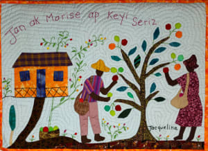 John And Marise Are Picking Cherries - Jan Ak Marise Ap Keyi Seriz