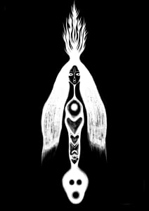 Animula on the Glowing Skull