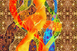 Autumn Waters Tapestry