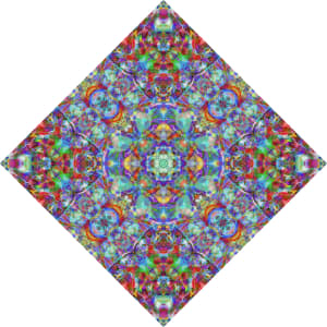 Blue Hearts Tile