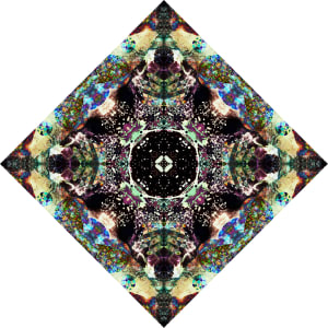 Red Brocade Tile 2