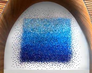 Blue Ombre at Charles Library, Temple University