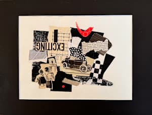 Black and White Collage Series - 8 in series