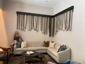 Swags  pair for San Antonio Intercontinental Hotel Lobby