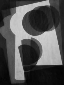 Photogram 1: Blocks and Balls, B/W, Limited edition of 3