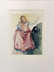 "Beatrice beseitigt Dantes Zweifel" (German) "Beatrice resolves Dante's Doubts" P4 Göttliche Komödie Paradies