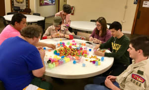 Prepping for the VFW Hewitt Easter Egg Hunt
