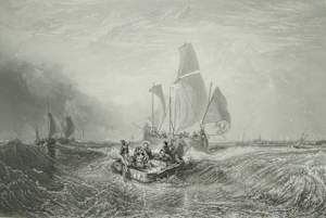 Boats off Calais