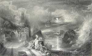The Parting of Hero and Leander