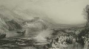 The Opening of the Walhalla, 1842  Honour to King Ludwig I, of Bavaria