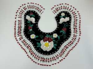 Untitled Beaded Strawberry Collar
