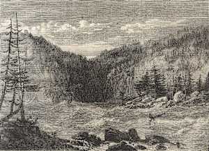 The Niagara above the Falls