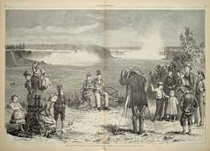The season at Niagara Falls-Photographing Visitors-Drawn by JW Champney