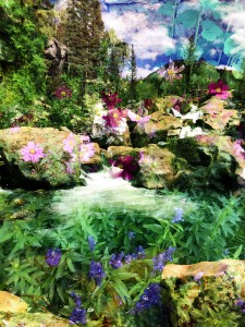 The Grottos with Flowers