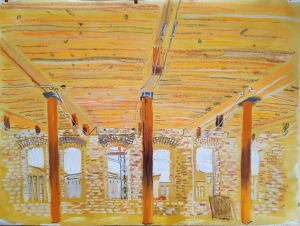 West wing window work