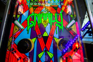 "Gnarly Pinball" - Custom Painted Pinball Machine