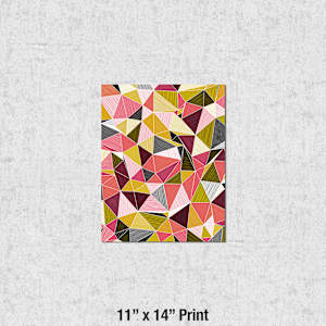 "CONSCIOUS GROWTH 085" Small One-of-a-Kind Monoprint