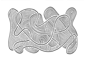 "Whirlwind 69" Drawing 7x5
