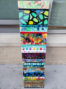 Abstract Untitled [Linear Resin Collage 2023-7]