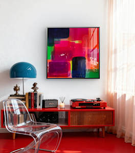 Bright, Bold, Rich Colorful Layered Resin Art