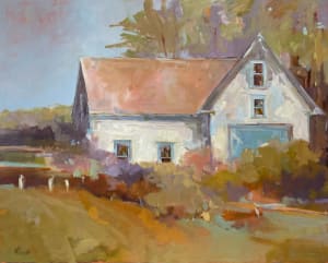 Chilmark Barn with the Blue Door