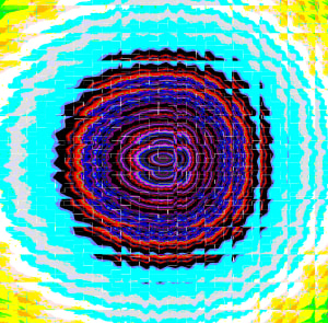 Circle Square Multicoloured Art