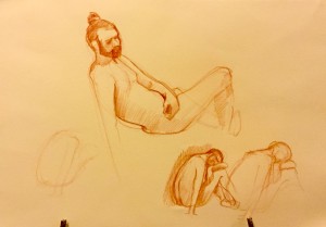 Gazing Nude