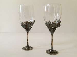 Large Grape Goblet Wine Glasses (Set of 2)