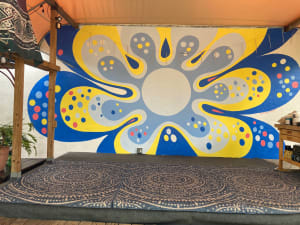 Stage mural