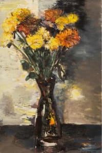 83. Vase Orange and Yellow