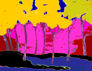 Homage To Wolf Kahn (print)