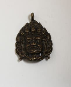 Mahakala Wrathful Deity pendant