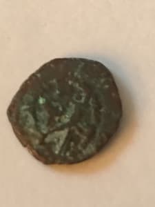 Coin from the reign of Alexander Jannaeus of Judea  (prutah/widow's mite)