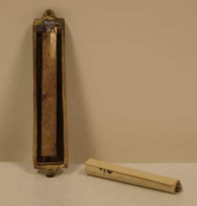 Mezuzah with Non-Kosher Scroll