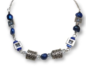 Blue and Silver