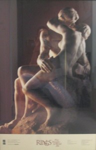 Rings Exhibit (Rodin's The Kiss)