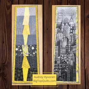 Pantone Colors of the Year Cityscape Reversible Table Runner