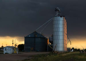 Eads Grain Silo Sunset