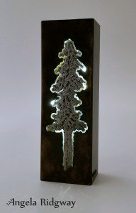 fir tree light box ~ 9" (FT25)