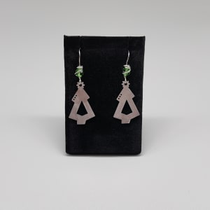 earring - sxmas tree - stainless