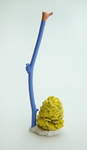 blue stick